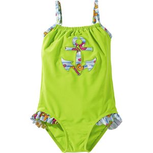 BECO badpak, gevoerd, groen/multi color, maat 104