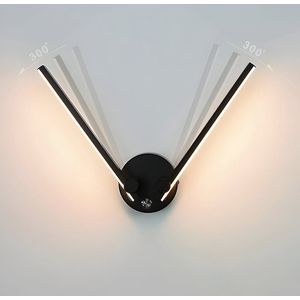 EFD Lighting WL05 - Wandlamp – Modern – Zwart – verstelbaar – Met switch - LED - Wandlamp binnen – wandlampen eetkamer, woonkamer