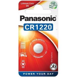 Panasonic CR1220 Lithium 3V Lithium Batterij Knoopcel 120 stuks