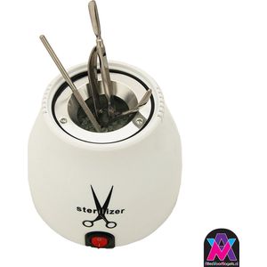 AVN Sterilisator - Sterilizer - Voor Metalen Gereedschap - Kappers - Nagelsalons - Manicure/Pedicure - Wit