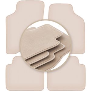 PREMIUM beige vloermatten voor: Kia Sephia II sedan 1997-2001