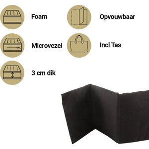 Matras Campingbed KEKK Compact Zwart incl. Tas