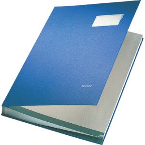 Leitz Vloeiboek Karton - 20 bladen - Blauw