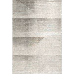 the carpet Everest - moderne vloerkleed (tapijt) laagpolig met hoog-diepteeffect, 3D-effect, hoge vloerdichtheid en aangenaam zacht, crème 240x340 cm