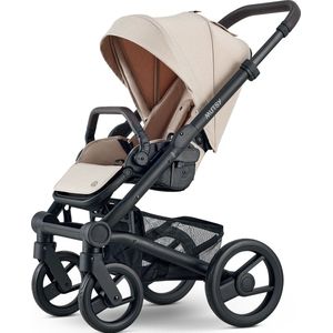 Mutsy Nio-kinderwagen | Kosmisch zand | Zwart kader