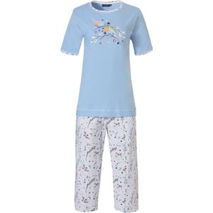 Pastunette - Morning Glory - Pyjama- Maat 50 - Blauw - Katoen