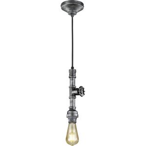 TRIO GOTHAM - Hanglamp - Zilver antiek - excl. 1x E27 60W