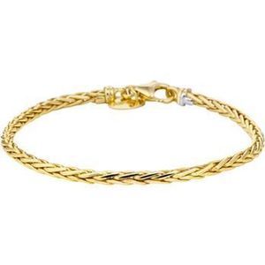 ZilGold 14k gouden armband met daarin een kern van 925 zilver.