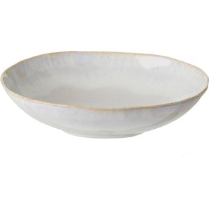 Costa Nova - servies - pasta bord wit - aardewerk - set van 4 - 23 cm rond