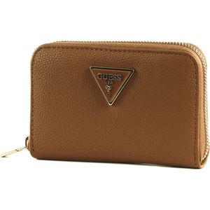 GUESS Portemonnee Meridian SLG Medium Zip Around Wallet Cognac Terracotta