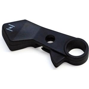 Verstelbare scoot starter hendel mbk 50 booster / yamaha 50 bws zwart -domino oorsprong-