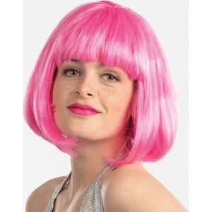 Roze pruik China Girl - Stijlvolle roze pruik