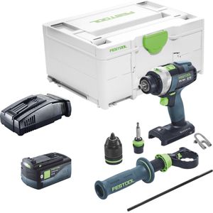 Festool TPC 18/4 I-Basic accu klopboormachine 18 V 75 Nm + 1x accu 5.0 Ah + snellader + systainer