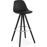 Design barkruk 'MISTIK' zwart