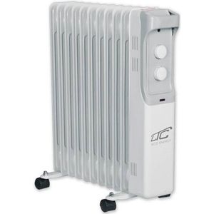 LTC - Elektrische olieverwarming 11 vinnen 2500W - Wit