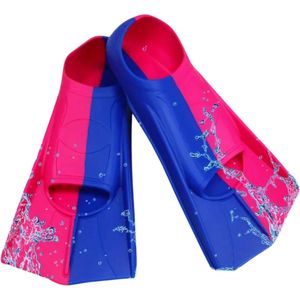 Livano Zwemvliezen Voor Kinderen & Volwassenen - Flippers - Zwemflippers - Snorkelset - Marineblauw/Rood - Maat XXS