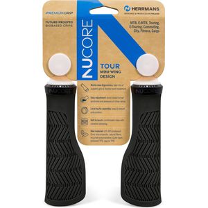 Herrmans Nucore Tour Wave Handvatten 130 Mm ø22 Mm Zwart