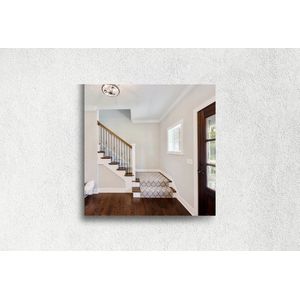 Vierkante Spiegel - Halspiegel - Verzilverd - 50 X 50 cm - Dikte: 4 mm - In Nederland Geproduceerd - Incl. Spiegellijm - Top Kwaliteit Wandspiegel Zonder Lijst