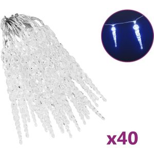 vidaXL-Kerstverlichting-ijspegel-met-40-LED's-acryl-blauw