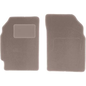 Beige voormatten voor: Chevrolet Spark III M300 hatchback (2009-2015)