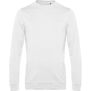 Sweater 'French Terry' B&C Collectie maat S Wit