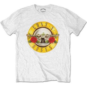 Guns N' Roses - Classic Logo Kinder T-shirt - Kids tm 2 jaar - Wit