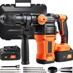 Boorhamer - Betonboor - Inclusief Koffer en Accessoires - Met 2x Accu