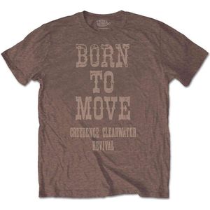 Creedence Clearwater Revival - Born To Move Heren T-shirt - M - Bruin