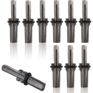 10 Set 5/8 Inch Industriële Grade Beton Marmer Graniet Rock Wedge en Veer Shims - Stenen Splitter - Handgereedschap voor Splitsen Heavy Duty Hard Rock