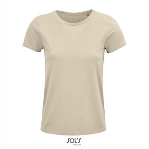 SOL'S - Crusader T-shirt dames - Naturel - 100% Biologisch katoen - XL