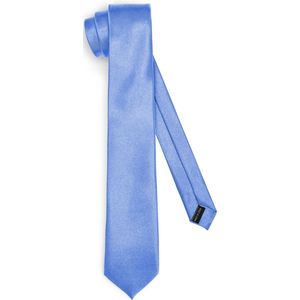 Ladeheid Smal Stropdas - Stropdassen voor heren - Lengte: 150 cm, Breedte: 7 cm - Blauw - LA-EA-TMS-7