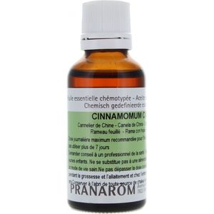 Pranarôm Essentiële Olie van Chinese Kaneel (Cinnamomum Cassia) 30 ml