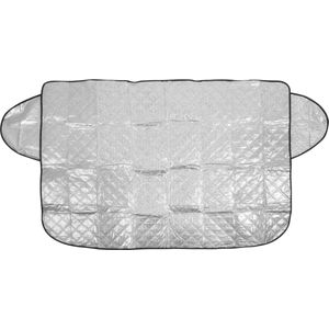 Nuvance Zonnescherm Auto - Zonwering Vooruit - Zonneschermen Uv Bescherming - 100 x 145cm - Anti-Vries Deken Auto met Flappen