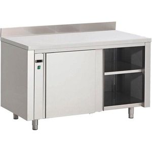 Gastro-Inox Warmhoudkast Met Achteropstand 1500(l)x700(d)x850(h)mm, Gastro-Inox 304.043