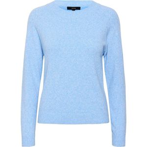 Vero Moda Trui Vmdoffy Ls O-neck Blouse Ga Noos 10201022 Little Boy Blue/melange Dames Maat - XXL