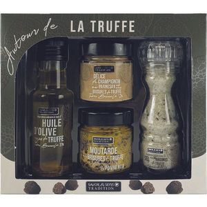 Savor & Sens Truffel Collectie Luxe Box Truffel Olijfolie, Mosterd & Zout