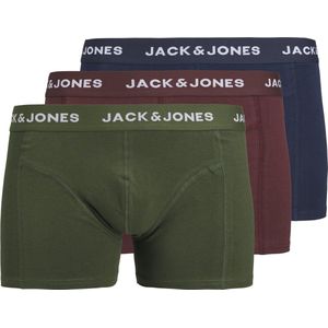 JACK&JONES - JACTEO SOLID TRUNKS 3 PACK - Heren - Onderbroeken