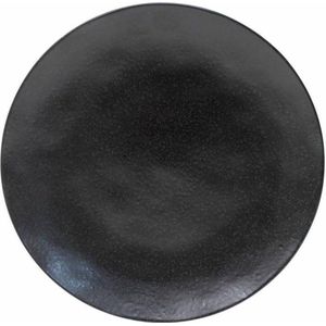 Costa Nova Riviera - servies - onderbord Sable Noir - aardewerk - mat zwart - set van 2 - 30,9 cm rond