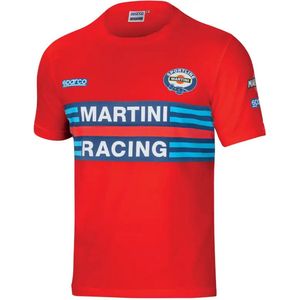 Sparco T-Shirt Martini Racing - Rood - Race t-shirt Martini Racing maat XXL