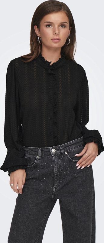 ONLY - ONLISABELLE PLACKET RUFFLE TOP CSJRS - Meisjes - Blouses