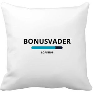 Akyol - bonusvader loading Kussen hoes - Papa - ochtendkoffie laden - vader cadeautjes - vaderdag - verjaardagscadeau - verjaardag - cadeau - geschenk - kado - gift - vader artikelen - 40 bij 40 cm