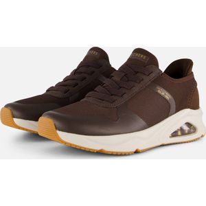 Skechers Tres-Air Uno Sneakers bruin Textiel - Maat 41