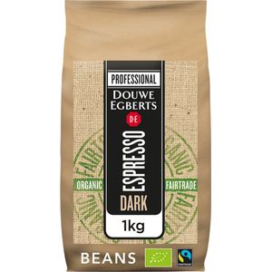 Douwe Egberts - Dark Roast - Koffiebonen - 1kg - Biologisch - Fairtrade