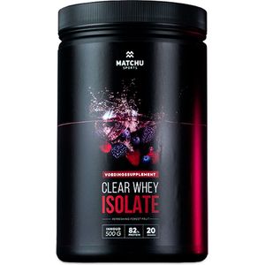 Matchu Sports - Clear whey isolate - Forest Fruit - 500 gram - 20 porties