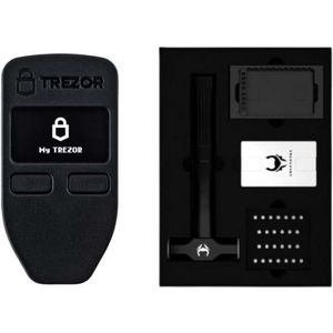 Trezor One - Zwart + Cryptotag Thor Bundel