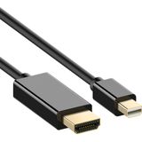 Mini DisplayPort naar HDMI Kabel - 4K@60Hz - 3 meter - Zwart - Allteq