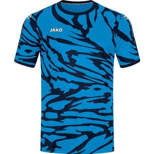 JAKO Shirt Animal Korte Mouw Kind Blauw-Marine-Wit Maat 152