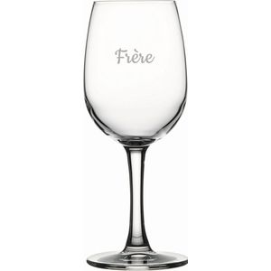 Witte wijnglas gegraveerd - 26cl - Frere