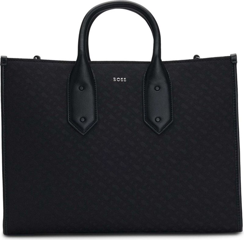 BOSS Schoudertas Shopper Sandy Tote Bag Black Zwart