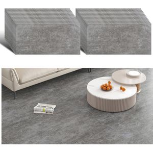 Zelfklevende Vloertegels Betonlook - PVC Vinylvloer voor Badkamer en Keuken - 60 cm x 30 cm - Duurzame Tegellook